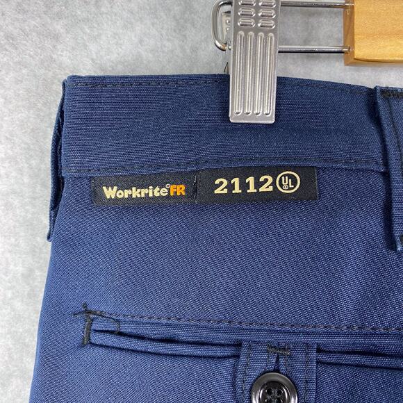 Workrite FR Pants Size 35 (Fits 36x32.5) Navy Blue 2112 Nomex ARC 7 Firefighter - Picture 9 of 12